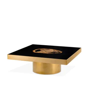 110610 - Coffee Table Villièrs matte gold finish