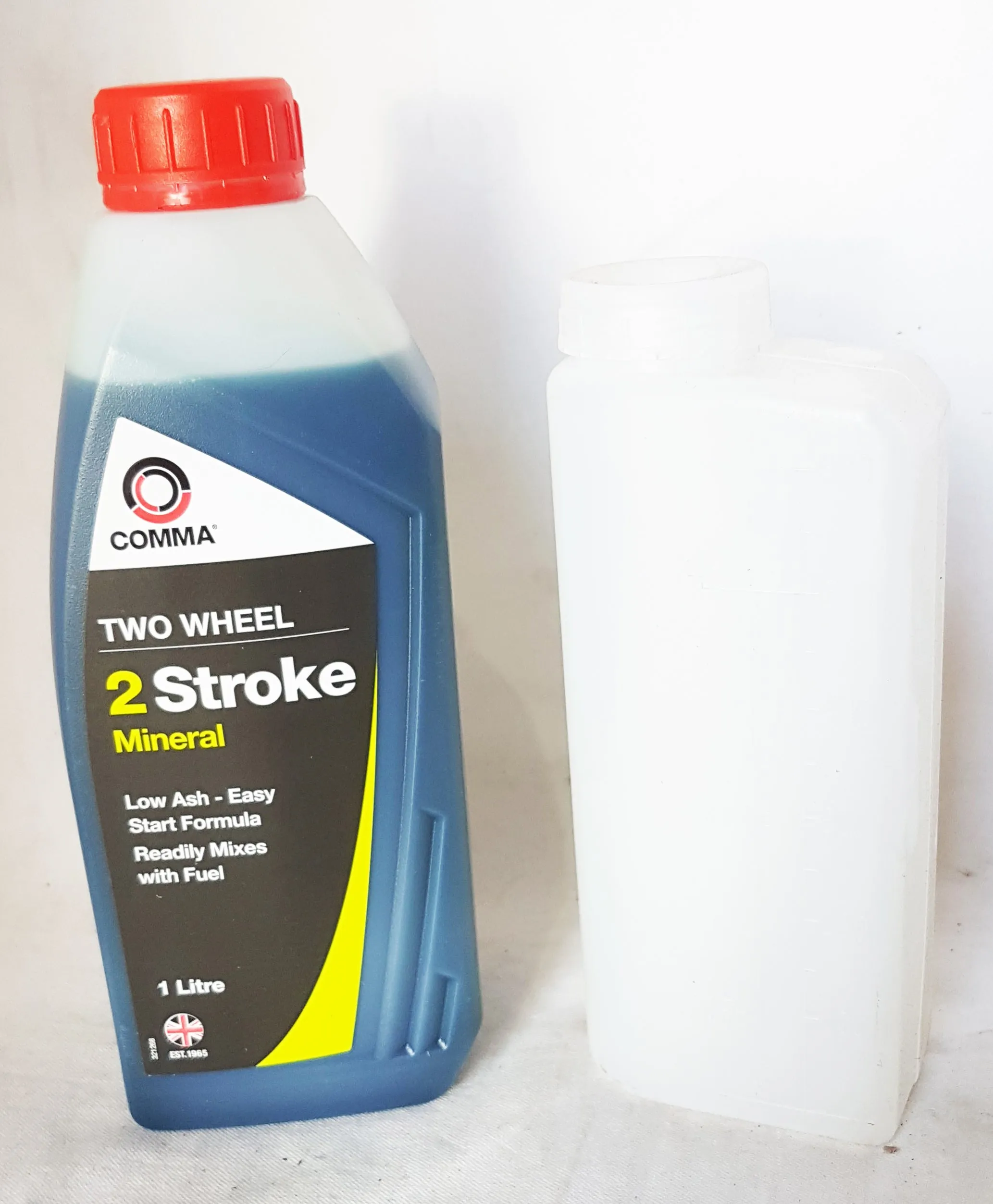 1L 2 STROKE MINERAL OIL & FUEL MIXING BOTTLE 25:1 FOR 49CC MINI MOTO DIRT QUAD