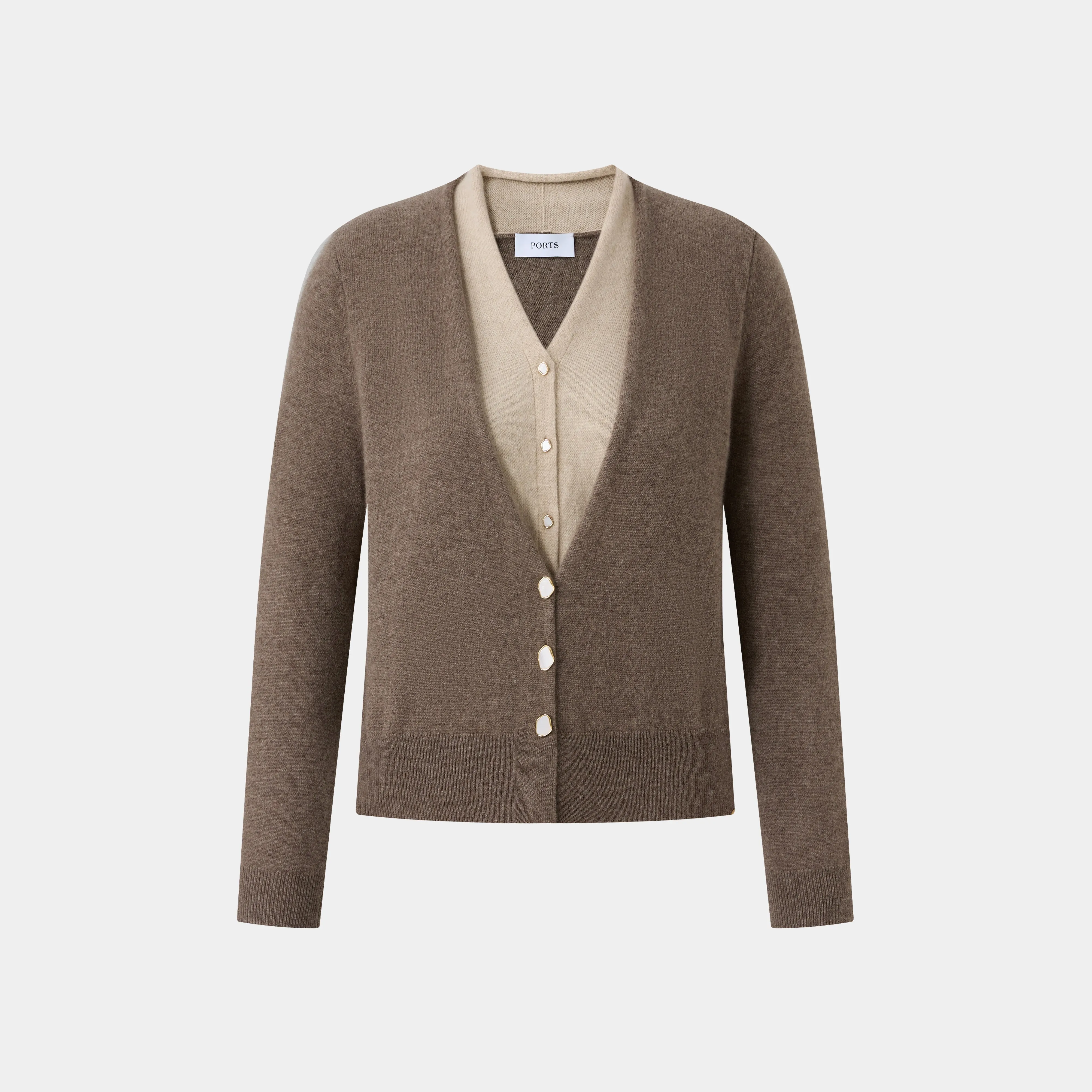 2-IN-1 CASHMERE CARDIGAN