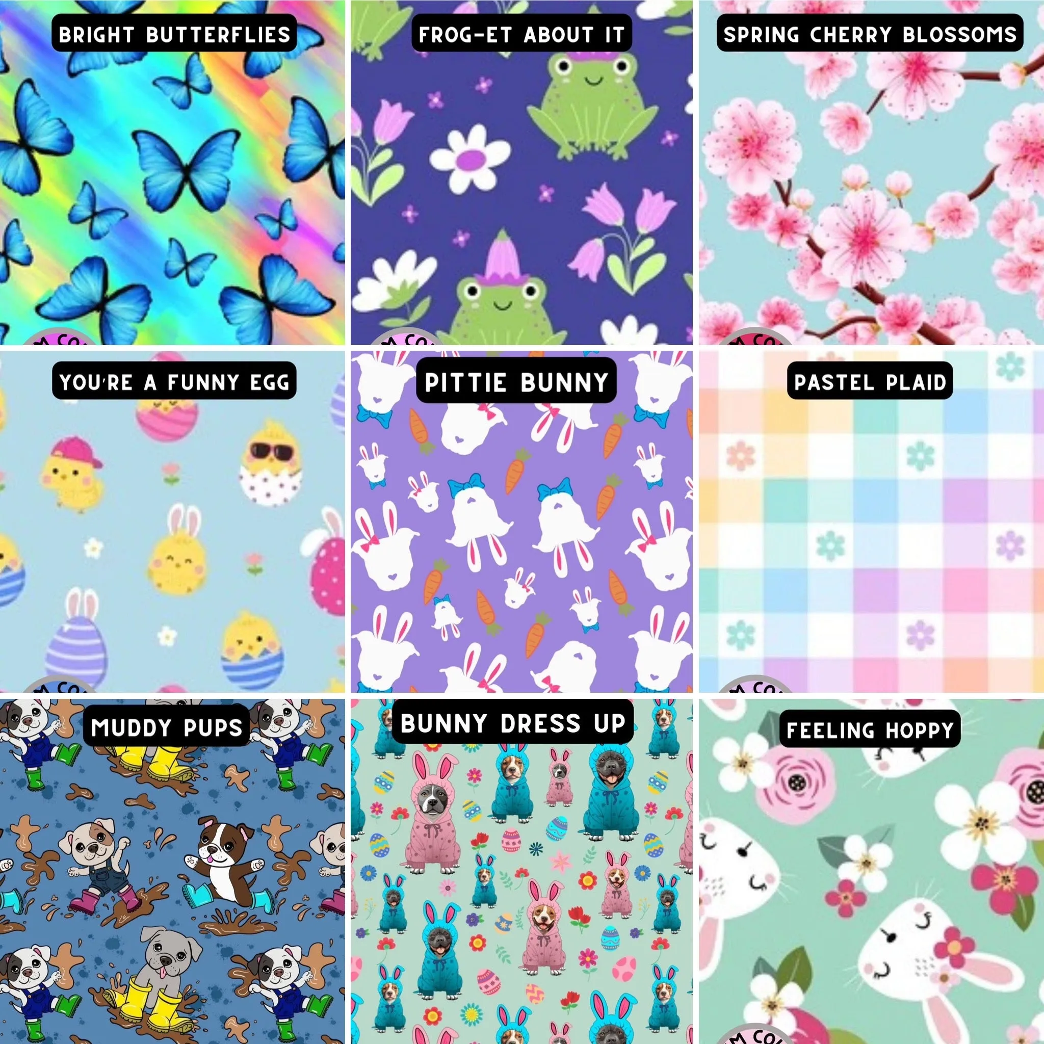 2025 Spring & Easter Dog Dress With Ruffle / With Sleeves or Sleeveless (Available in any pattern)