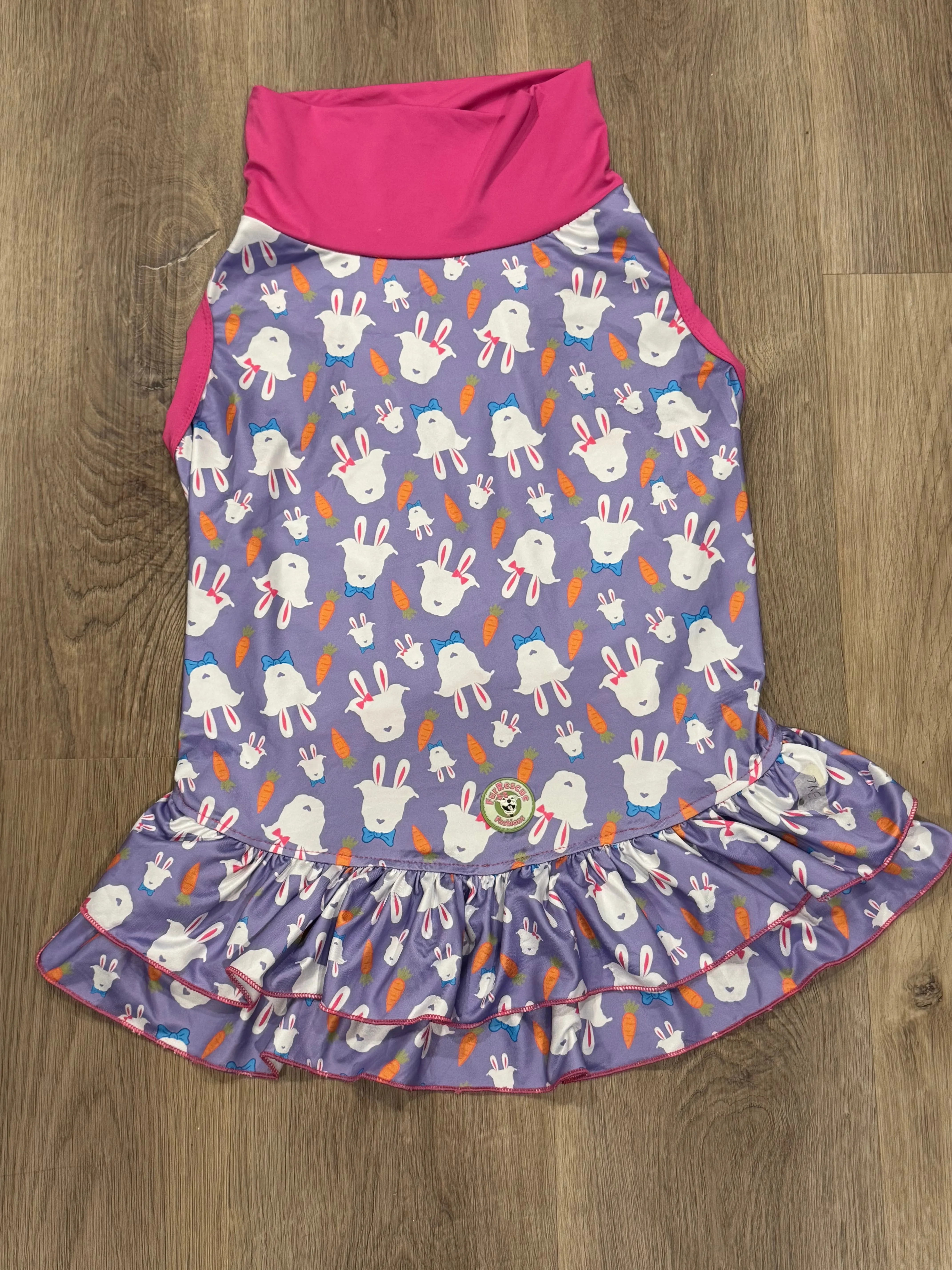 2025 Spring & Easter Dog Dress With Ruffle / With Sleeves or Sleeveless (Available in any pattern)