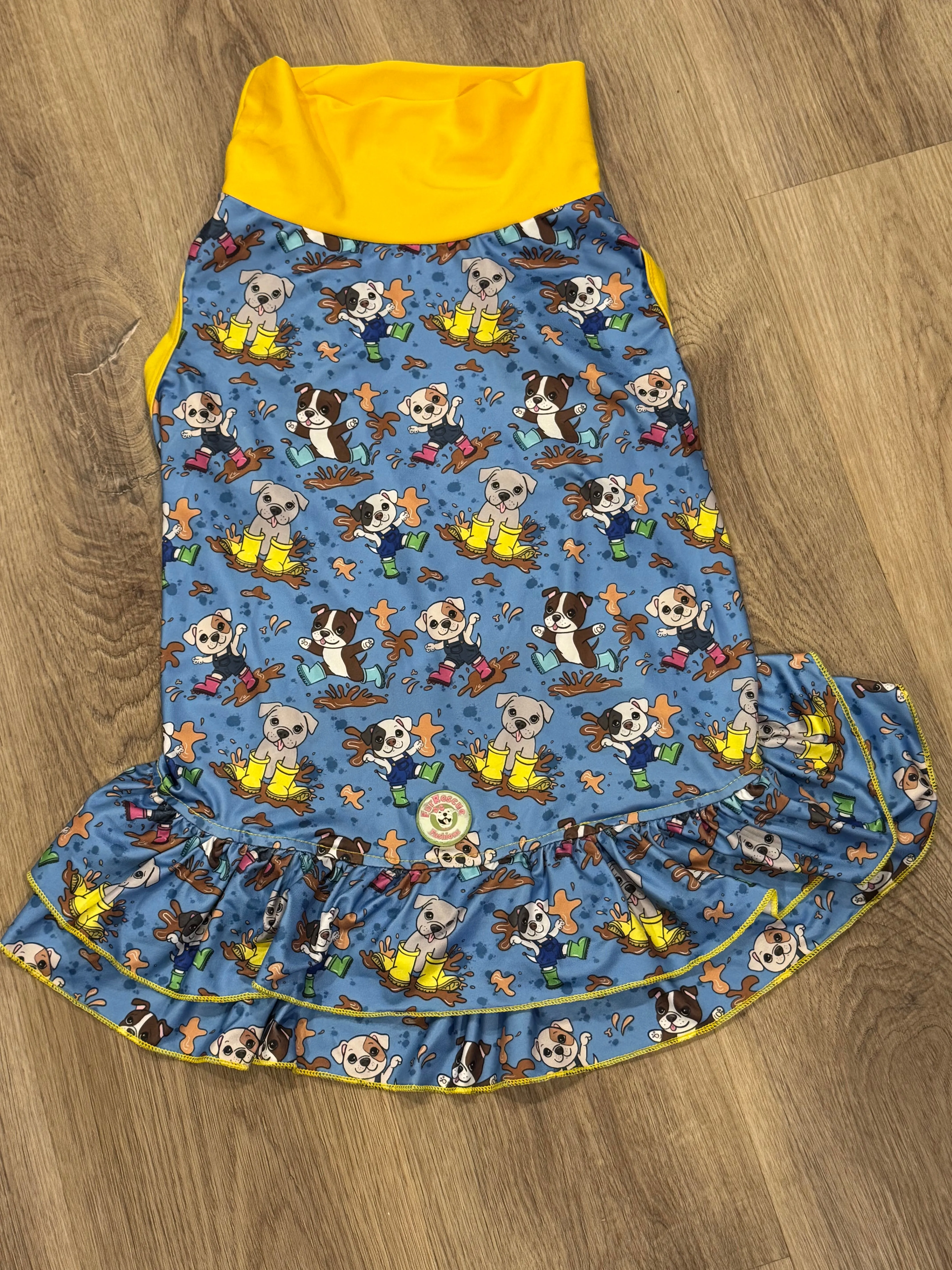 2025 Spring & Easter Dog Dress With Ruffle / With Sleeves or Sleeveless (Available in any pattern)