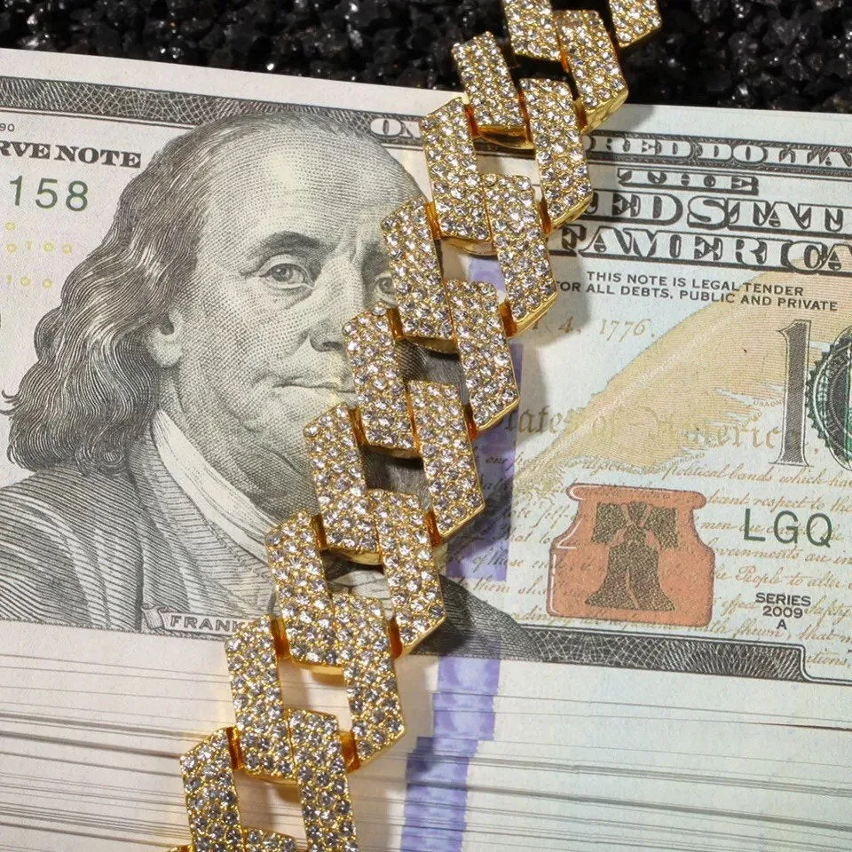 20mm Women and men cuban choker , cuban link chain , Christmas gift , blinged iced cuban necklace , men cuban necklace,cuban