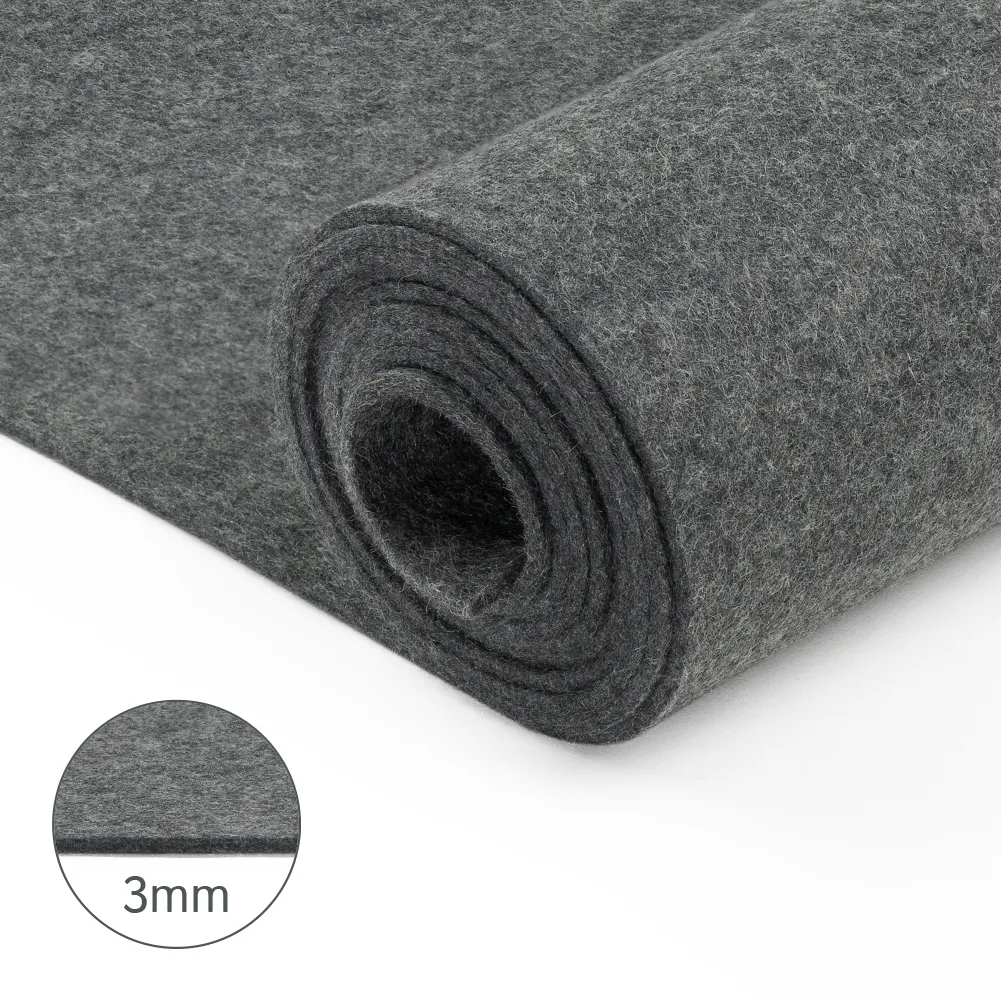 3mm Thick 100% Wool Designer Felt By Foot - Duo Tones