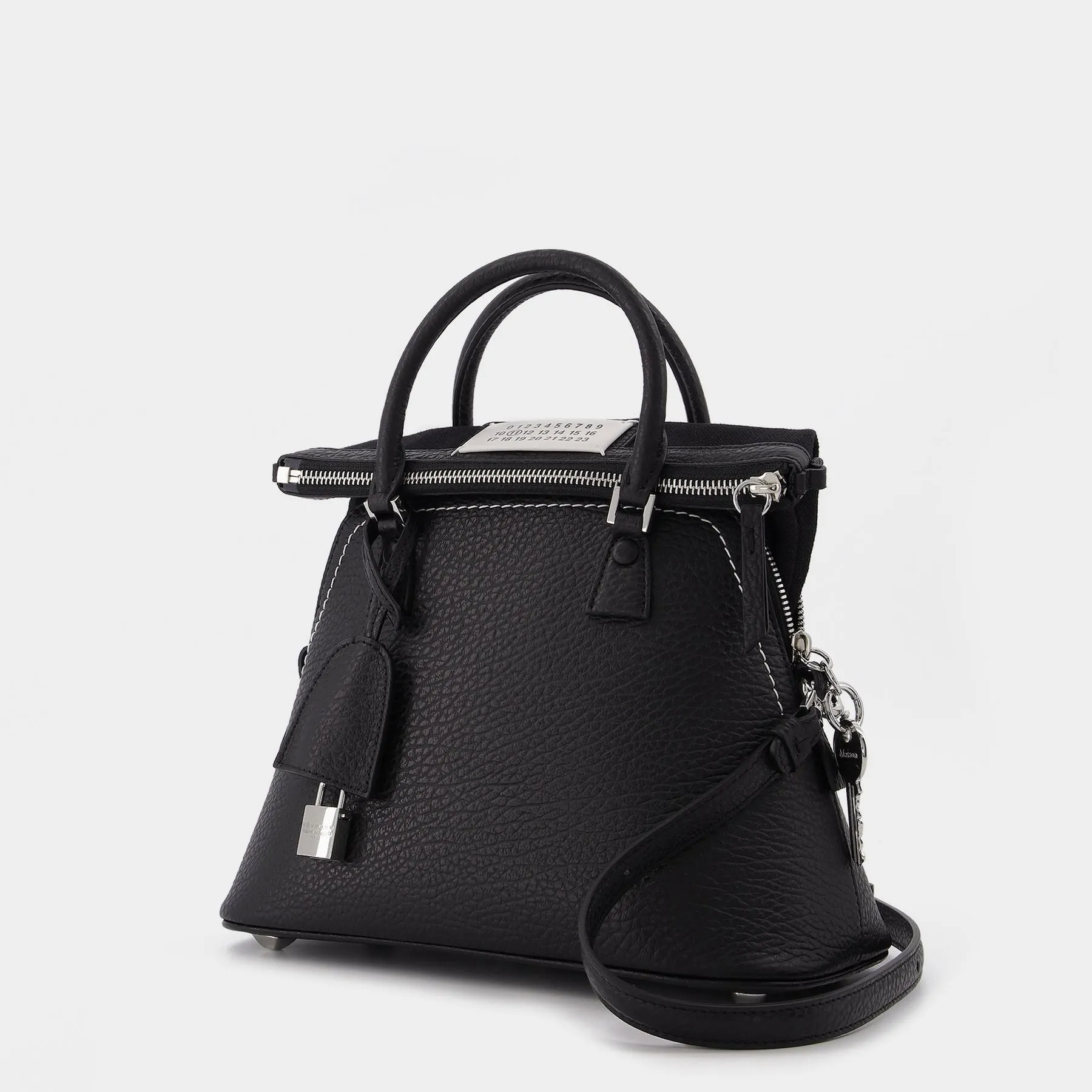 5Ac Classic Mini Bag - Maison Margiela - Black - Leather