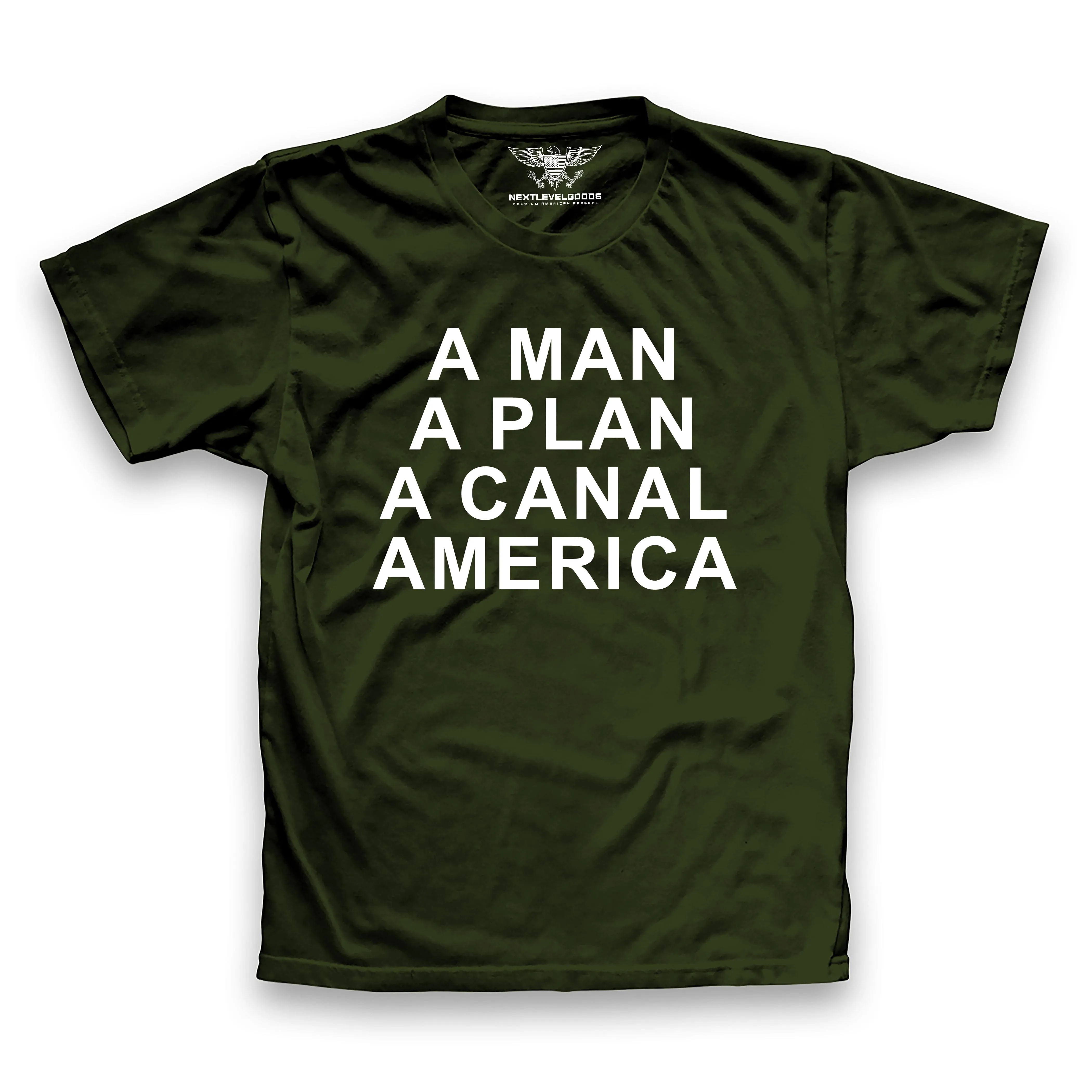 A Man A Plan A Canal America Premium T-Shirt (AM25)