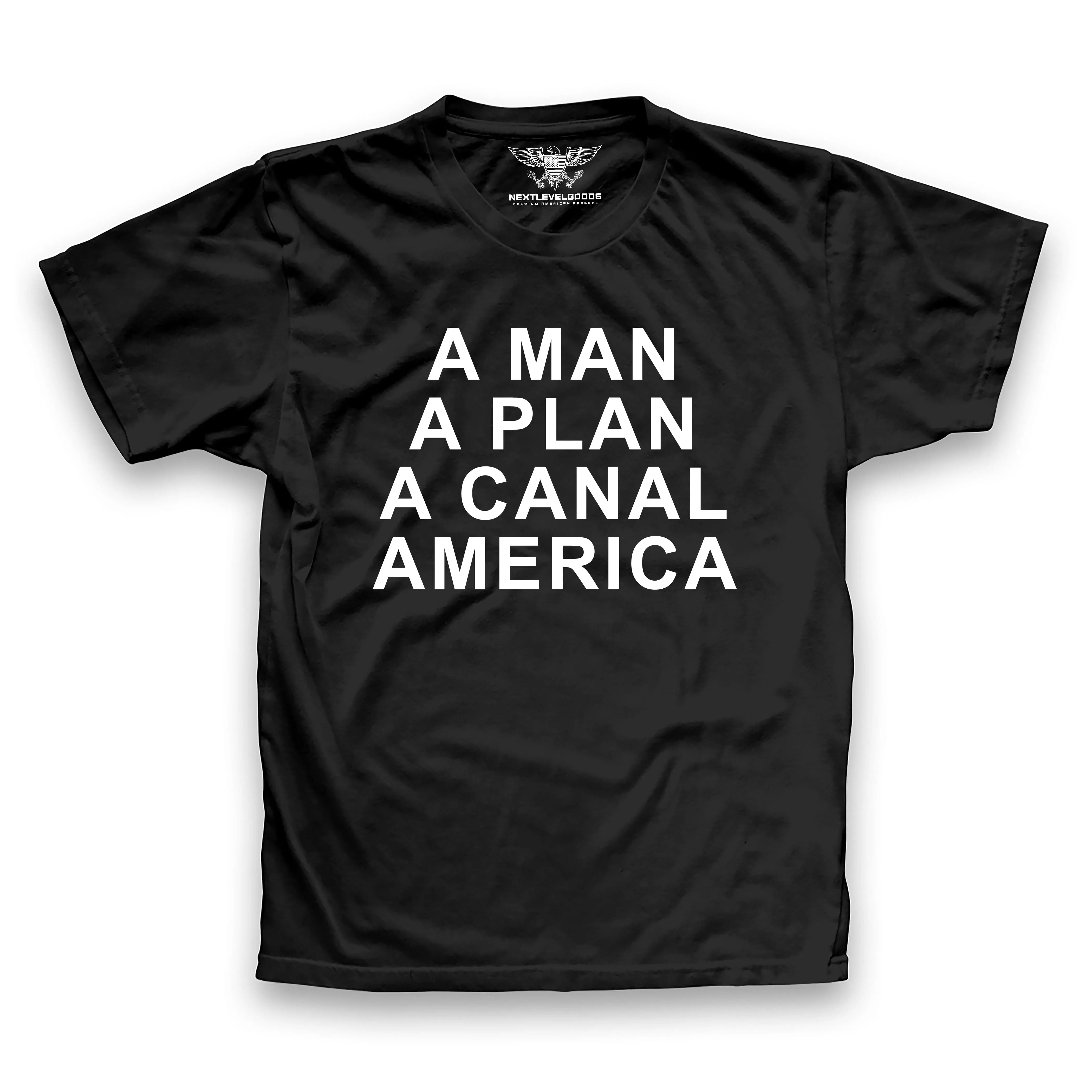 A Man A Plan A Canal America Premium T-Shirt (AM25)