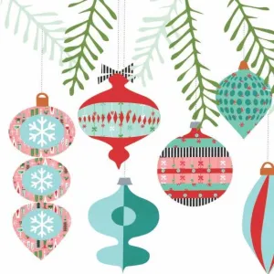 A Very Retro Christmas Applique Kit