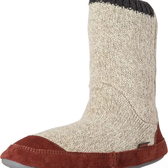 Acorn Men's Slouch Boot Slipper Indoor Outdoor Size Medium 9 10