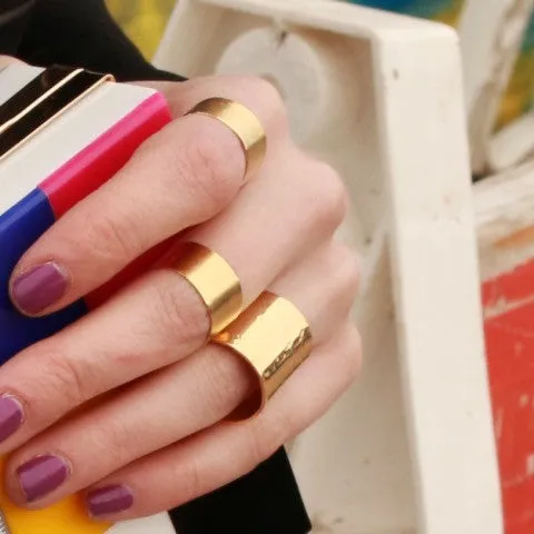 Adjustable Midi Knuckle Gold Ring