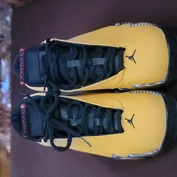 Air Jordan 14 Retro XIV Reverse Ferrari 2019 UNIVERSITY GOLD NEW DS sz 5y