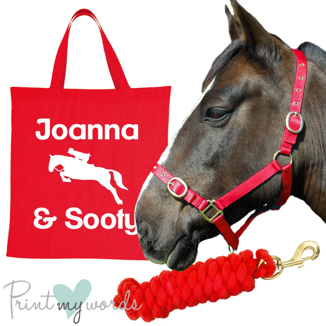 'Alexa' Personalised Matching Equestrian Set - Jumping design