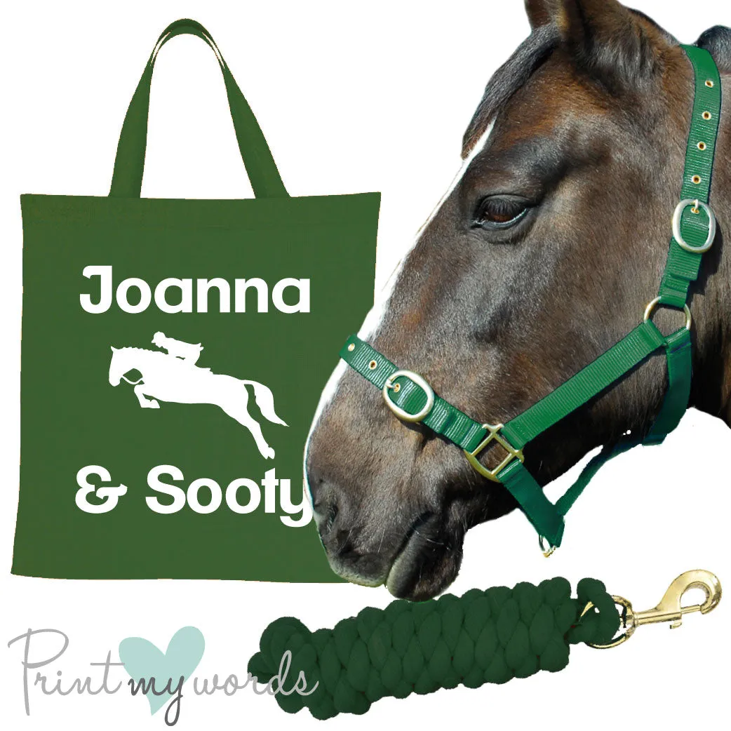 'Alexa' Personalised Matching Equestrian Set - Jumping design