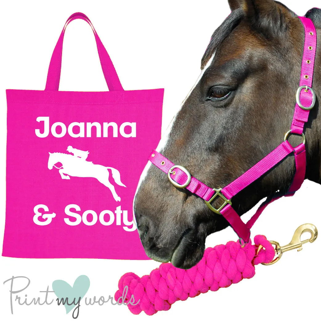 'Alexa' Personalised Matching Equestrian Set - Jumping design