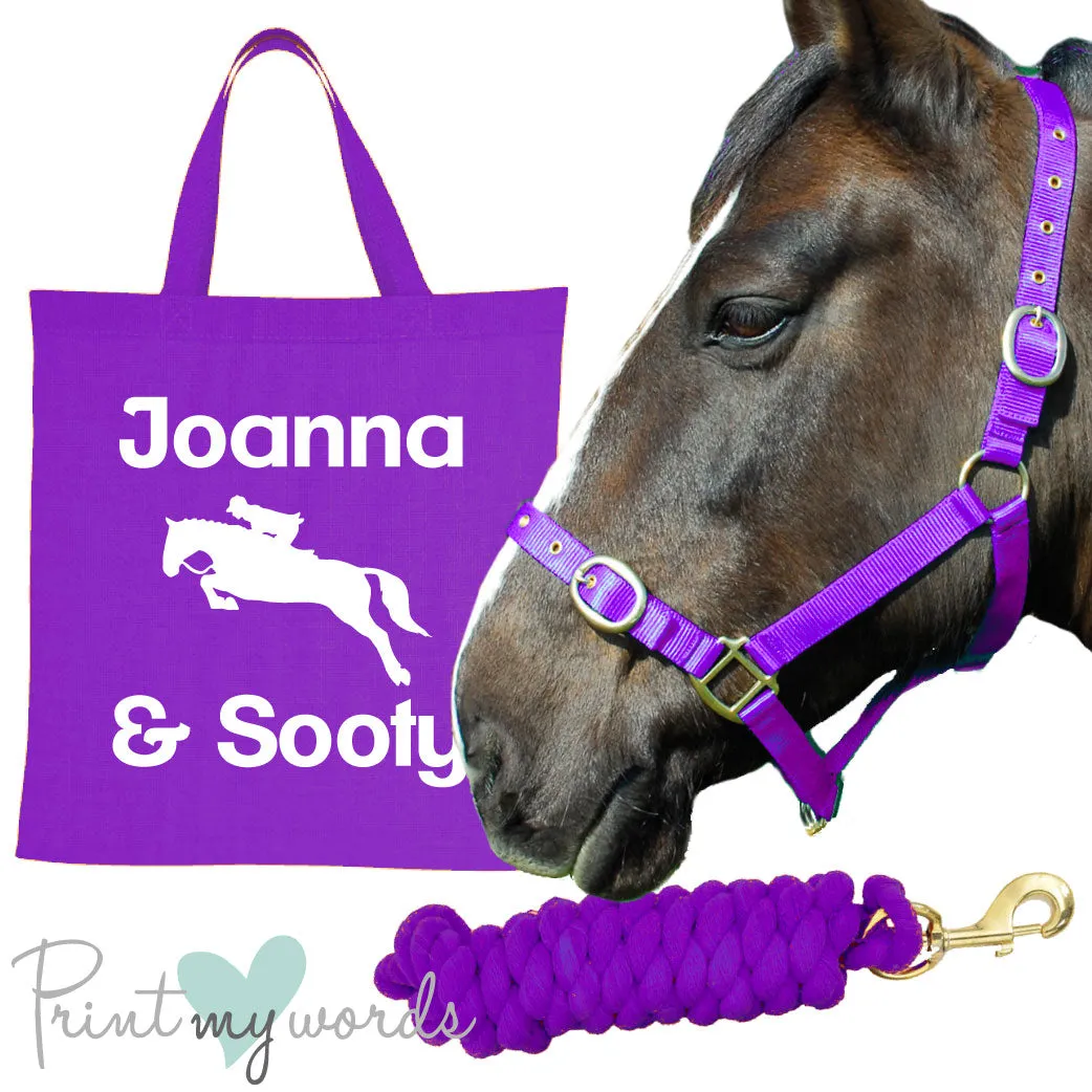 'Alexa' Personalised Matching Equestrian Set - Jumping design