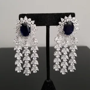 American Diamond Long Earrings ST12