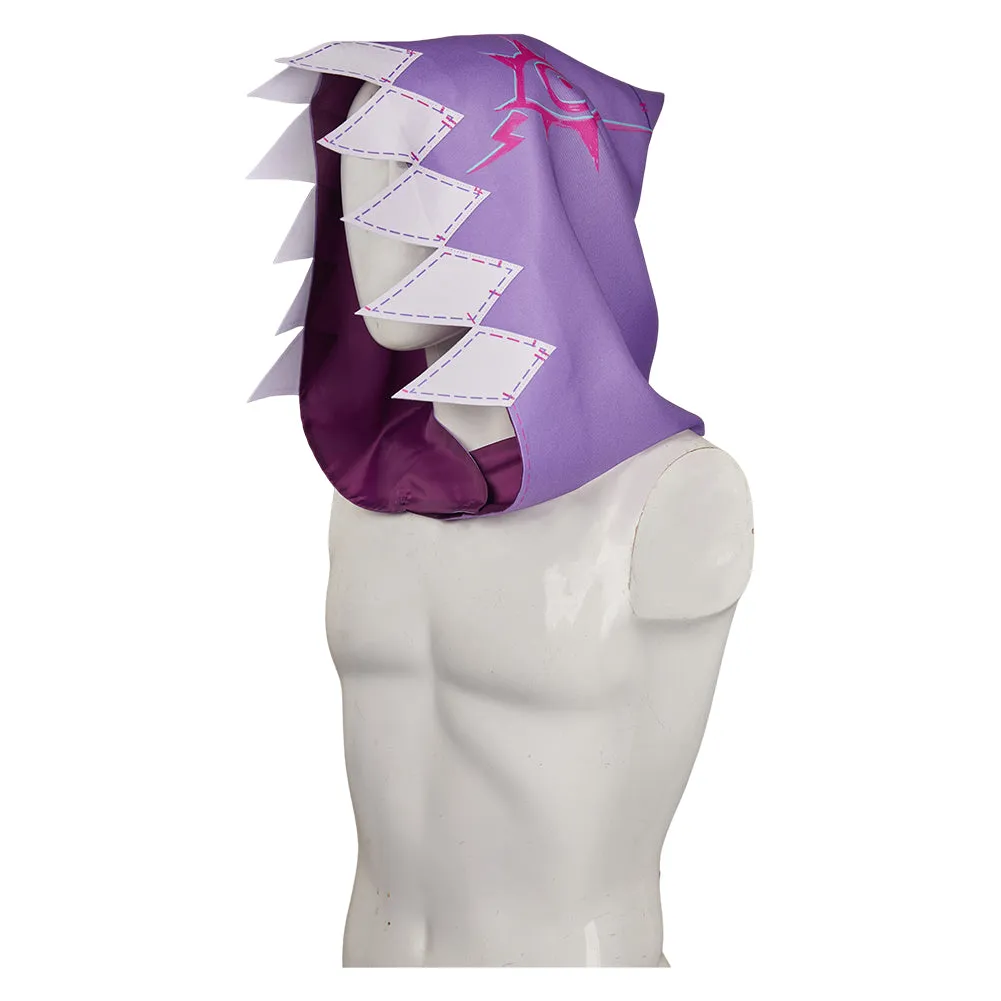 Arcane League of Legends Season 2 Jinx Cosplay Unisex Hat Purple Hat Halloween Carnival Suit