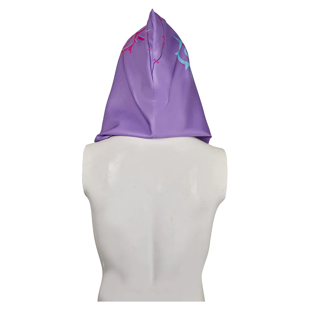Arcane League of Legends Season 2 Jinx Cosplay Unisex Hat Purple Hat Halloween Carnival Suit