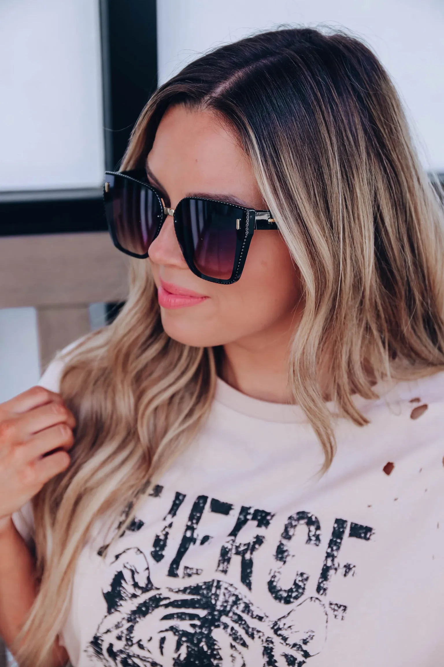 Ashleigh Sunglasses - Black