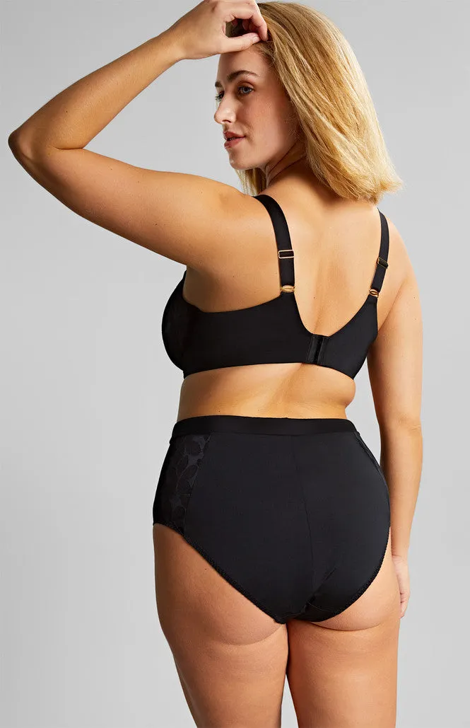 Ashley High Waist Brief In Black - Panache