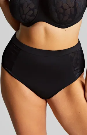 Ashley High Waist Brief In Black - Panache
