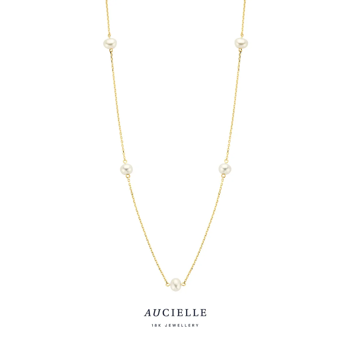 Aucielle - Collier  - Or Jaune et Perles (AK0033F/45)
