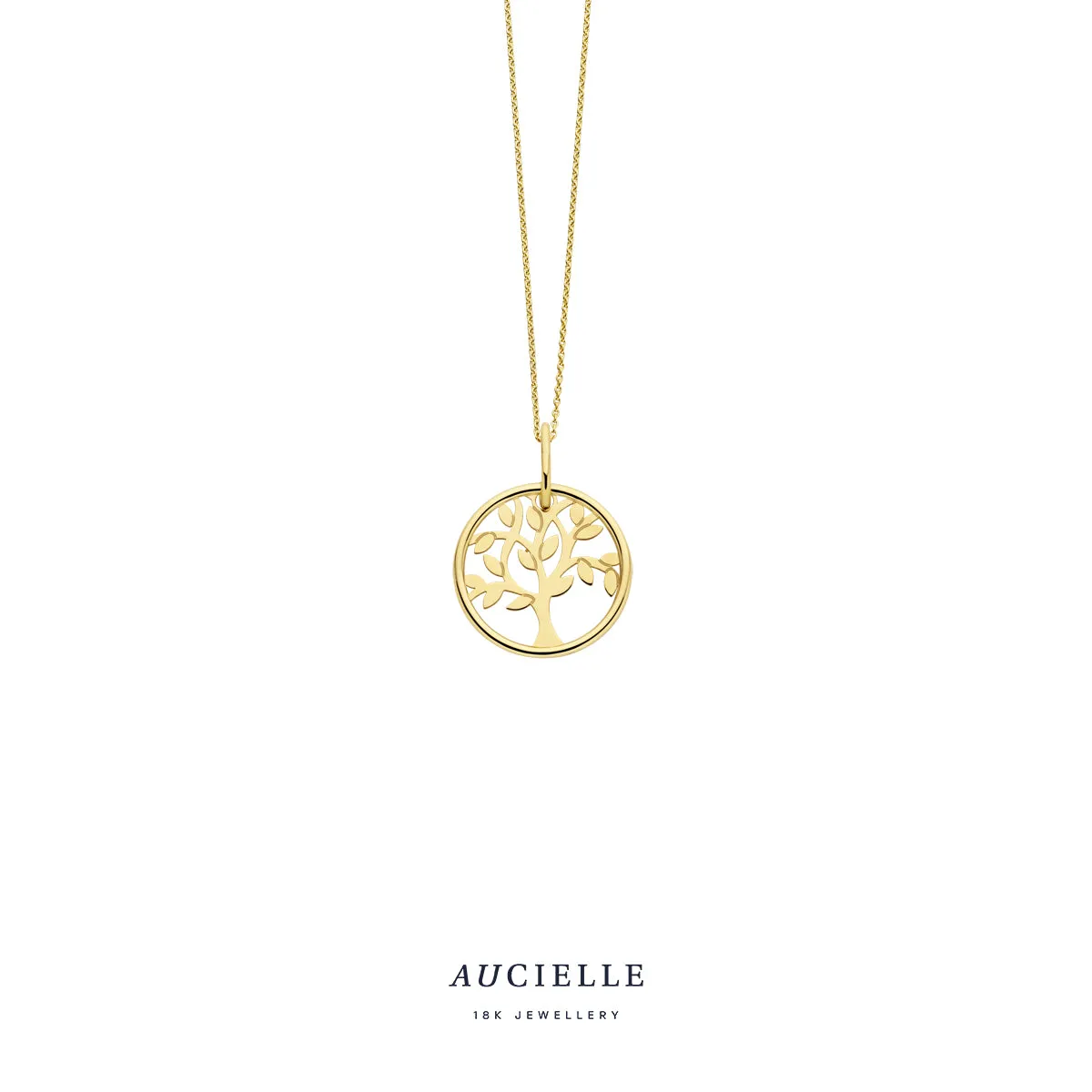 Aucielle - Pendentif - Arbre de vie, Or Jaune (AH0094B)