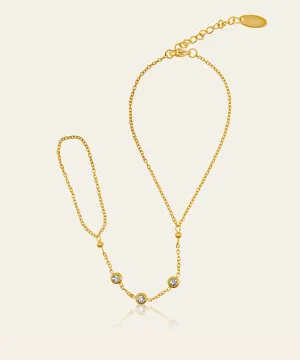 Aurelia Diamond Hand Chain