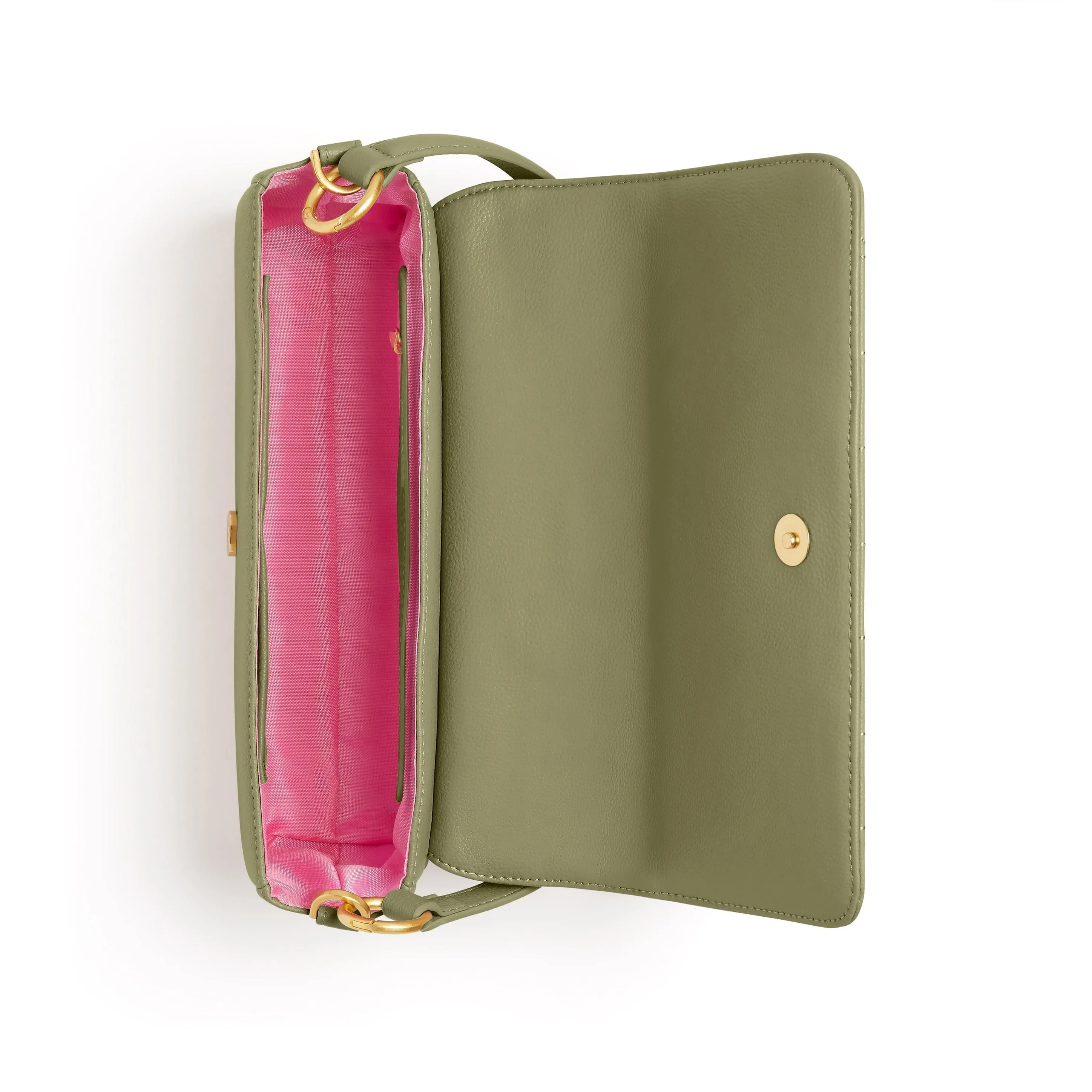 Aurora Vegan Leather Crossbody Bag | Green