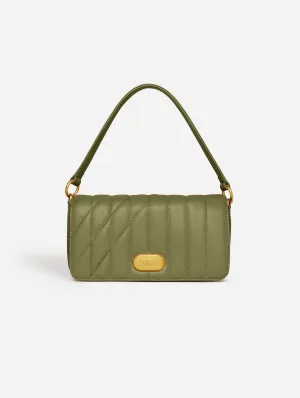Aurora Vegan Leather Crossbody Bag | Green