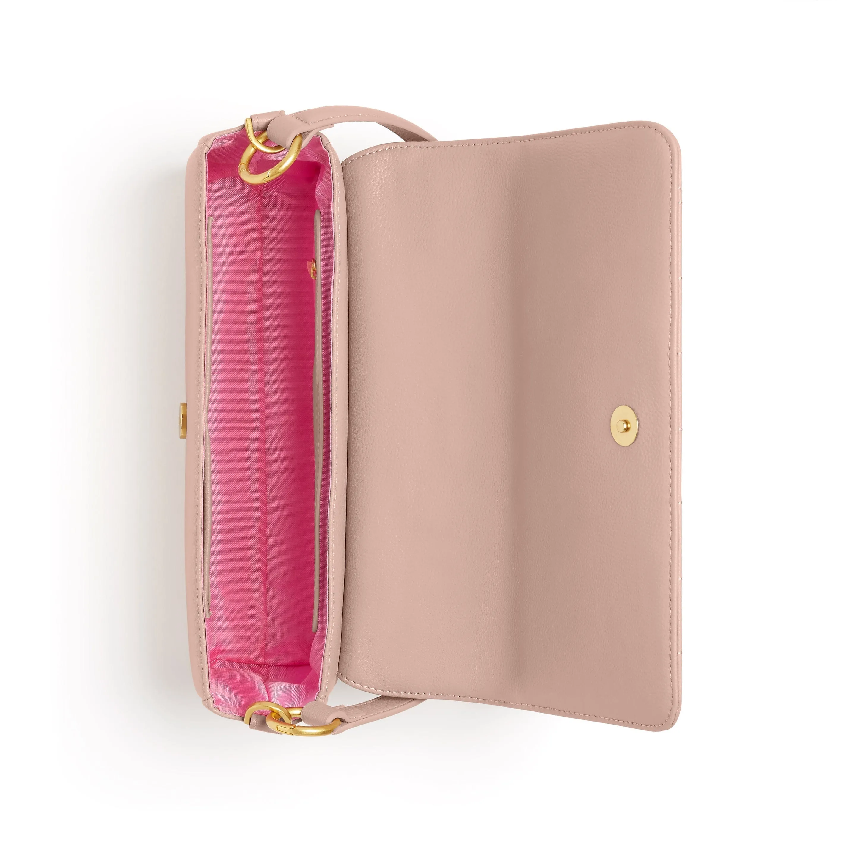 Aurora Vegan Leather Crossbody Bag | Pink