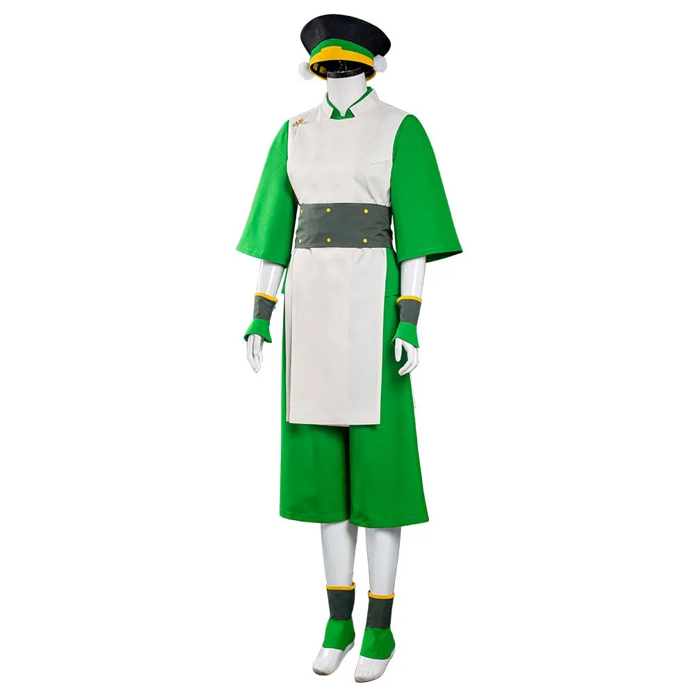 Avatar: The Last Airbender Halloween Carnival Suit Toph bengfang Cosplay Costume Vest Pants Outfits