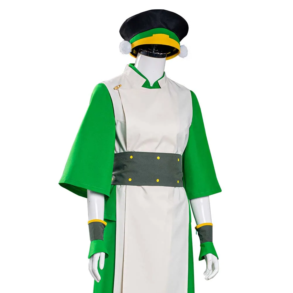 Avatar: The Last Airbender Halloween Carnival Suit Toph bengfang Cosplay Costume Vest Pants Outfits
