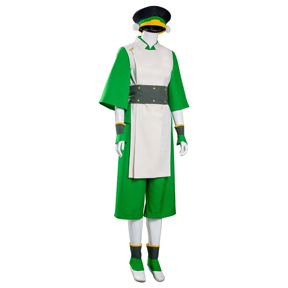 Avatar: The Last Airbender Halloween Carnival Suit Toph bengfang Cosplay Costume Vest Pants Outfits