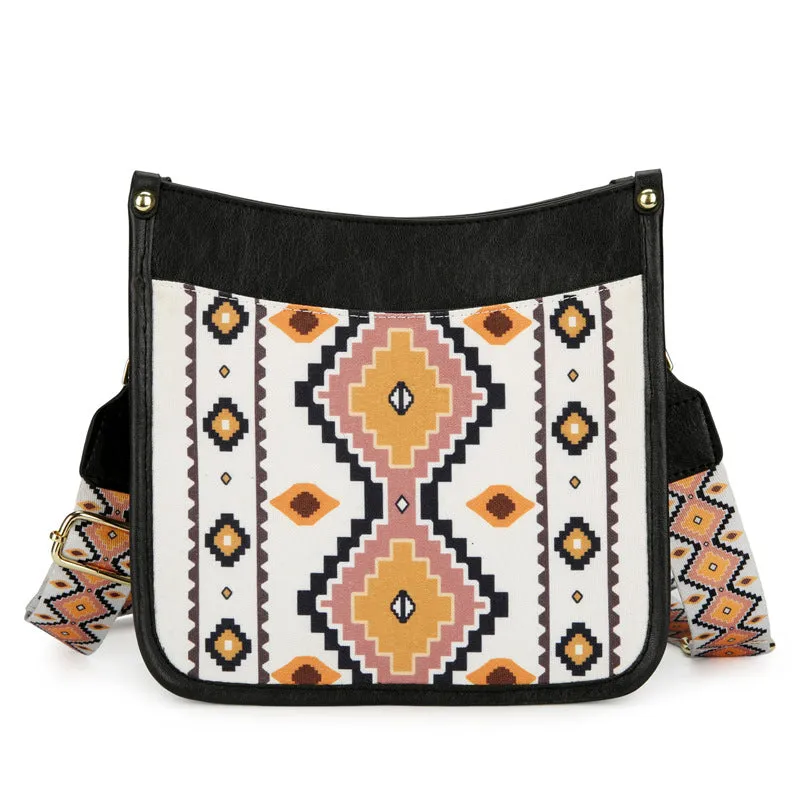 Babakud Bohemian Printed Tote Crossbody Bag