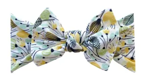 Baby Bling Dandelion Printed Knot Headband