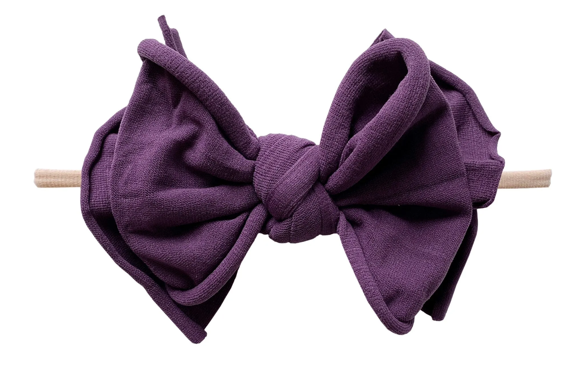 Baby Bling Plum / Blush FAB-BOW-LOUS Skinny Headband