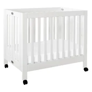 Babyletto Origami Collapsible Mini Crib - White