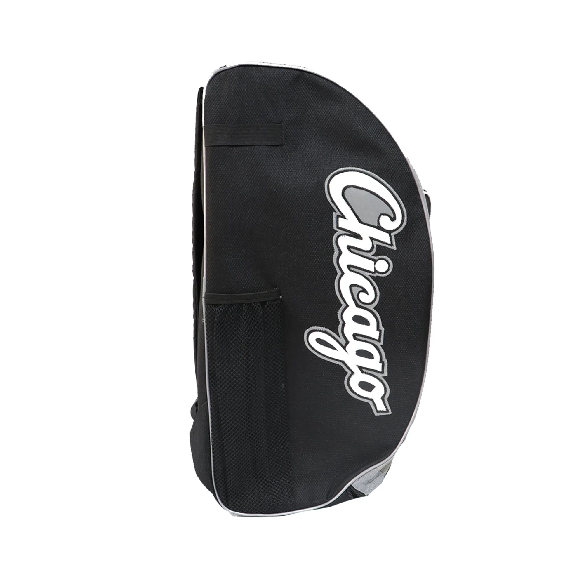 Back Pack Beisbol Softbol BS Chicago Negra Gris INFANTIL