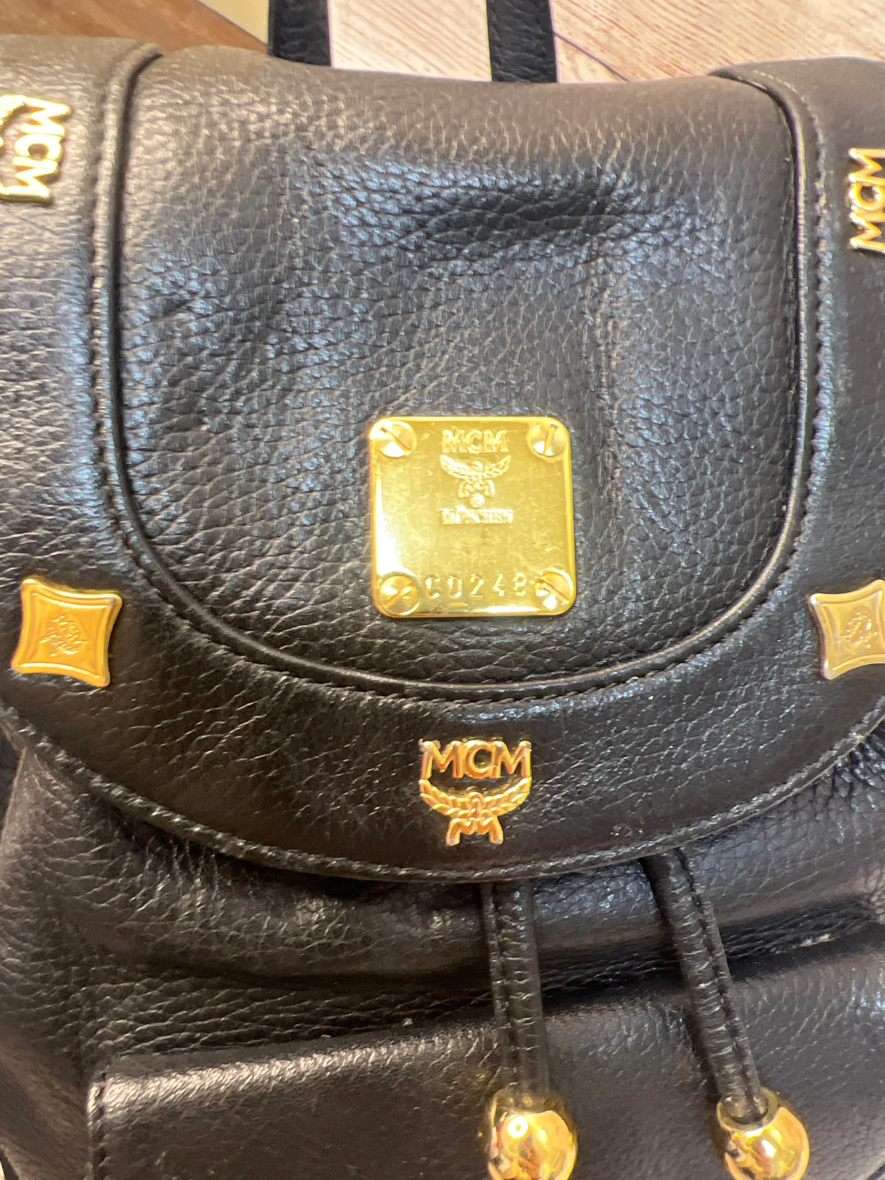 Backpack Luxury Designer By Mcm  Size: Large
