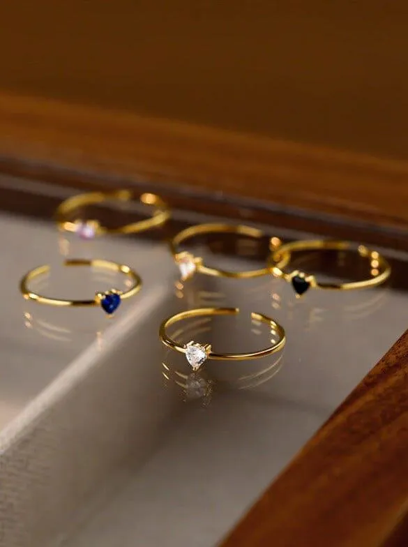 Bague Coeur Diamant - Elsa