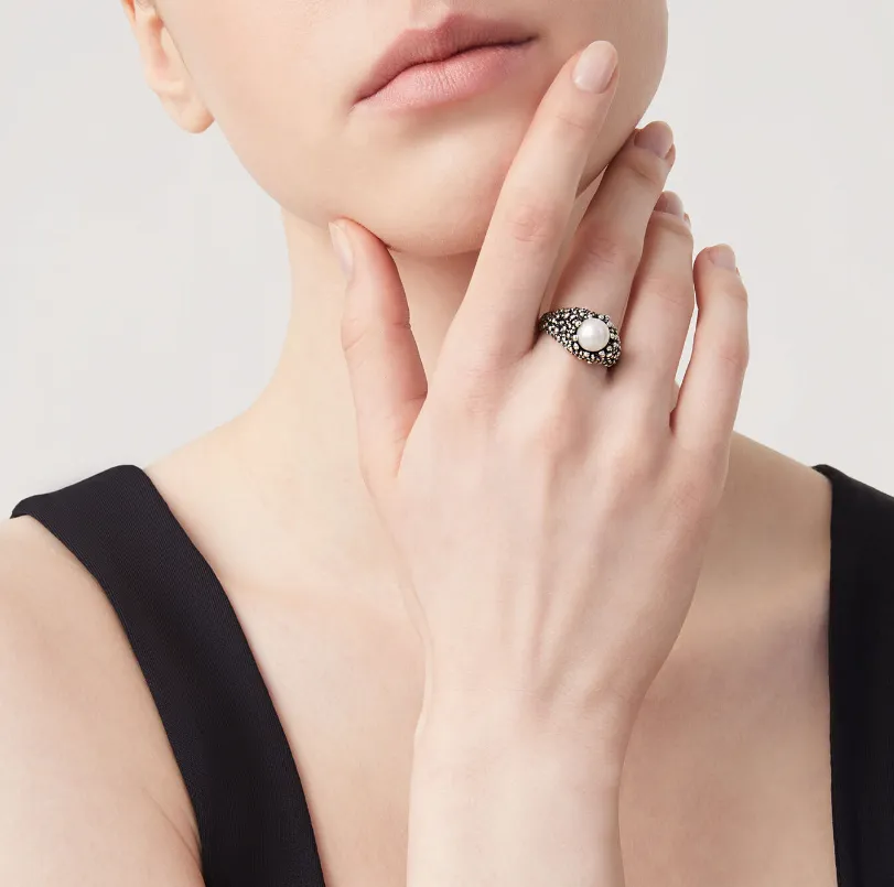 Bague Giovanni Raspini - Drops, Argent, Perle (11933)