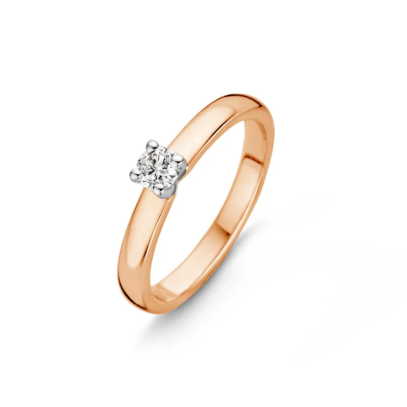 Bague One More - Salina Or Blanc, Rose et Zircon (91U047Z)