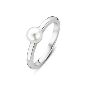 Bague TI SENTO - Argent, perle (12128PW)