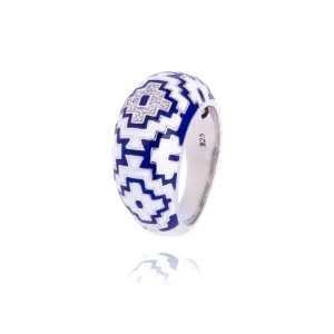 Bague UNA STORIA - Aztèques, Argent et zircons (BG121186)