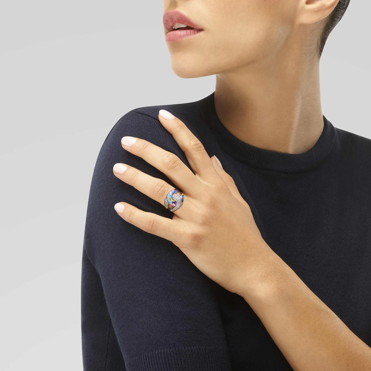 Bague UNA STORIA - Willemstad, Argent et zircons (BG14013)