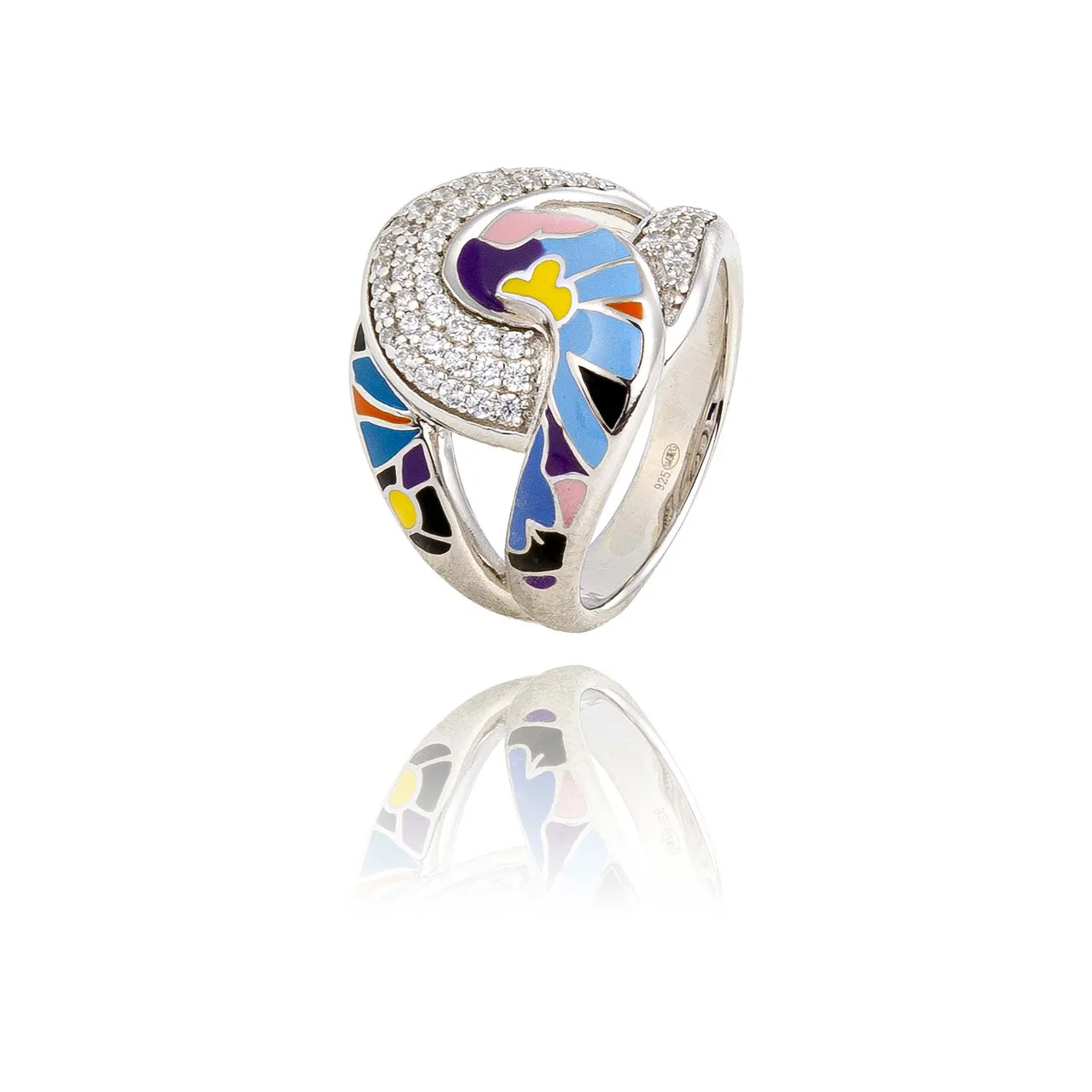 Bague UNA STORIA - Willemstad, Argent et zircons (BG14013)