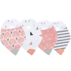 BandaBib with Teether 4-Pack: Ava