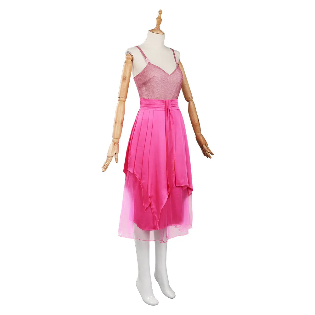 Barbie 2023 Cosplay Costume Pink Dress Halloween Carnival Suit