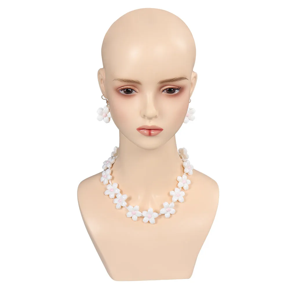 Barbie 2023 Cosplay Necklace Earings Glassess Costume Accessories Outfits Halloween Carnival Suit